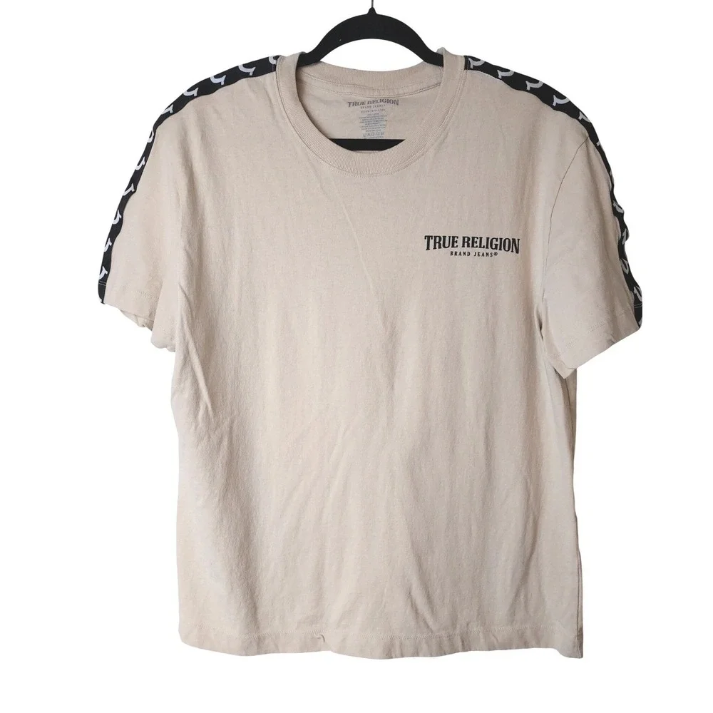 True Religion Horseshoe T Shirt Medium Cotton Crew Neck‎ Short Sleeve